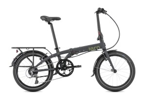 Rower Składany Tern Link D8 satin steel  bagażnik, błotniki